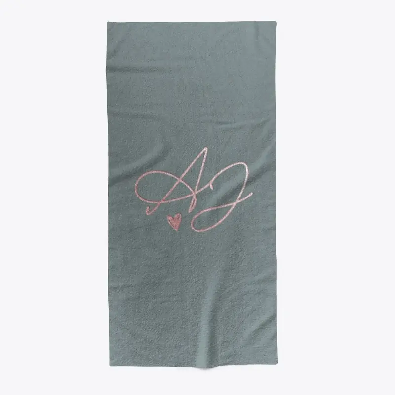 Aj 2022 Logo Cushion and bath towel